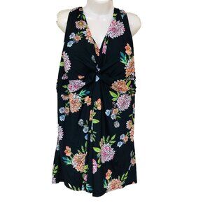 NWT Swimsuits For All Swimdress Women 34‎ 4X Bra Floral Slimming Feminine Beach